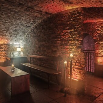 The Snuggs, a Cosy Candlelit Space on the Upper Level of the Caves, is Ideal for a Little Peace and Quiet.